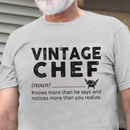 Vintage Chef Apparel - Knows More Than He Says