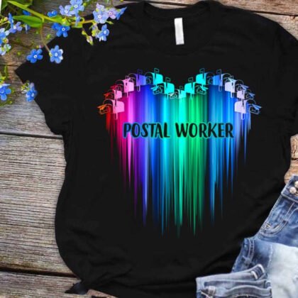 Postal Worker Heart Pride